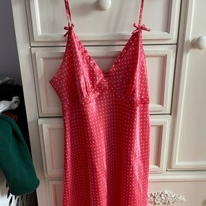 Vintage pink slip dress